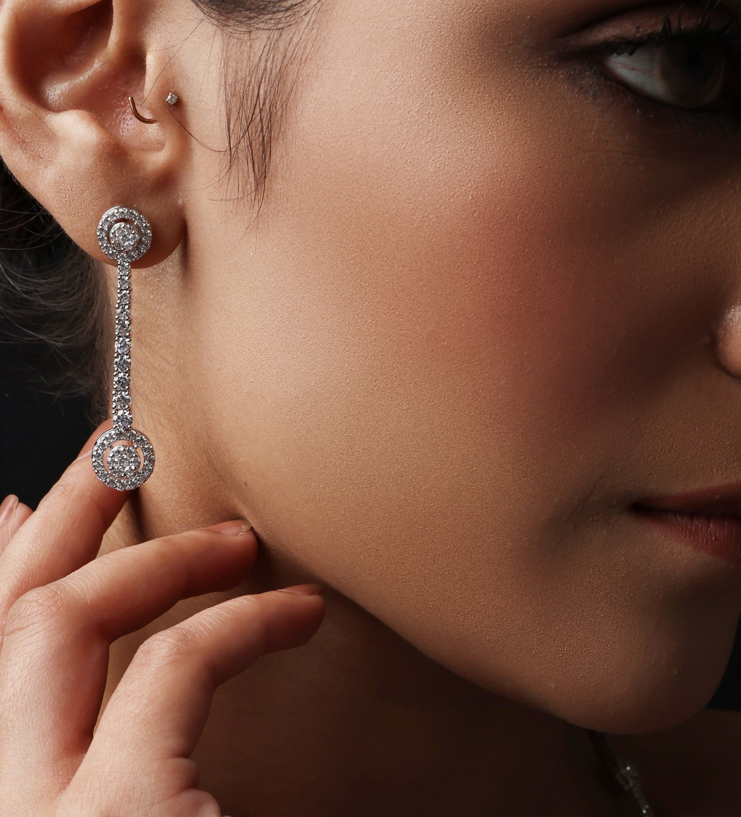 Luster earrings