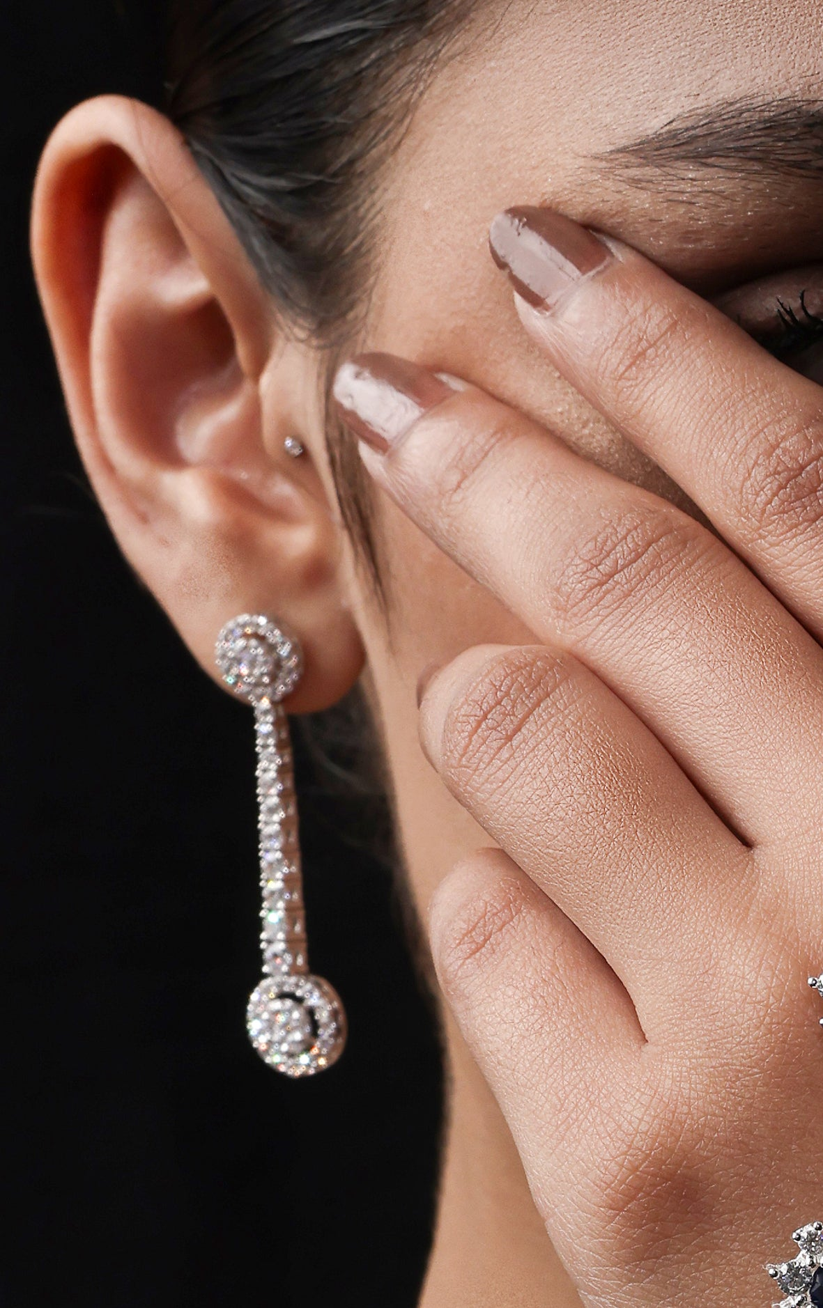 Luster earrings